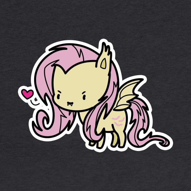 Flutterbat chibi by Drawirm